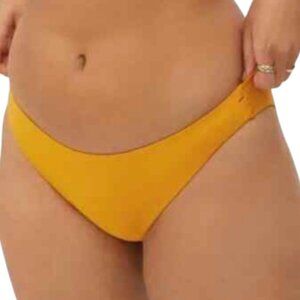 Everlane ReNew Low Cut Bikini Bottom Yellow XXL Sustainable NWT